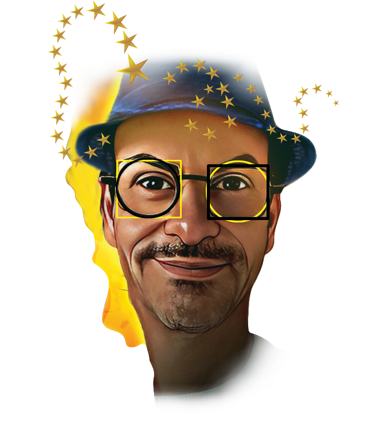 Portrait illustré Mister Fred